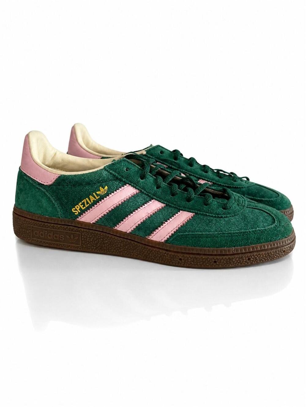 adidas Teal‎ and Pink Suede Sneakers